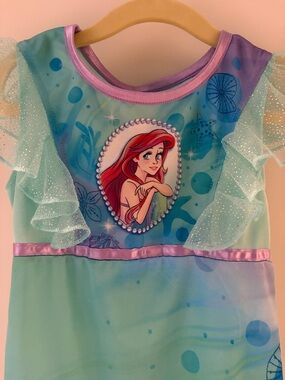 Disney Little Mermaid Pastel Aqua & Purple Nightgown